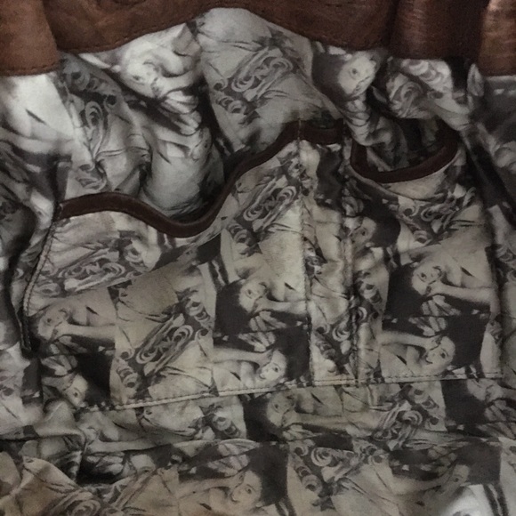 James Drake Brown Leather Handbag - Picture 7 of 8